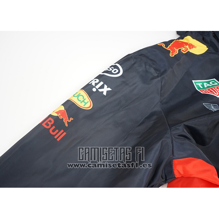 Rompevientos con Capucha del Red Bull Racing F1 2021 Negro Rojo